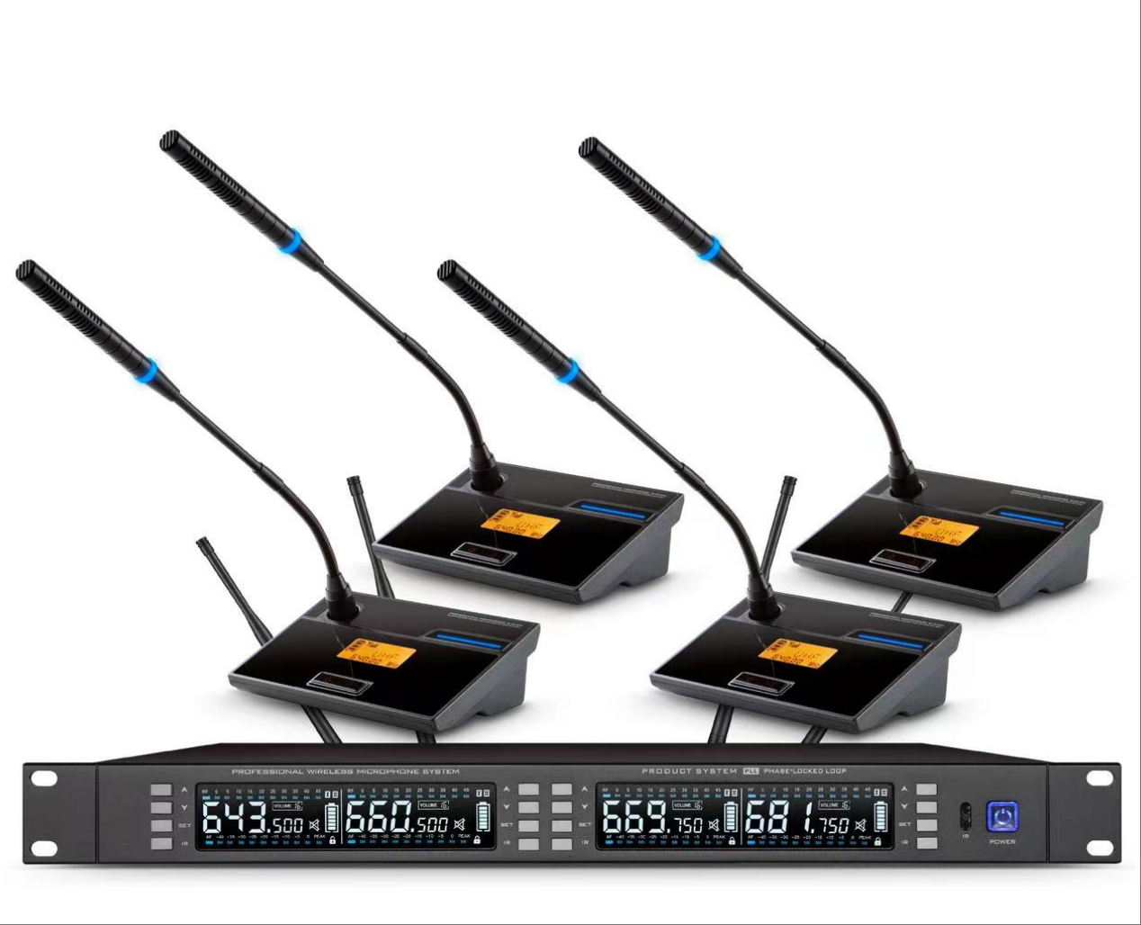 MU-1400 四通道真分集无线话筒